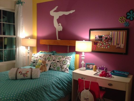 Gymnastics Themed Bedroom Ideas