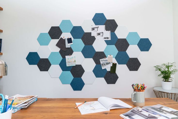 Get Organized This Spring with Felt Wall Tiles