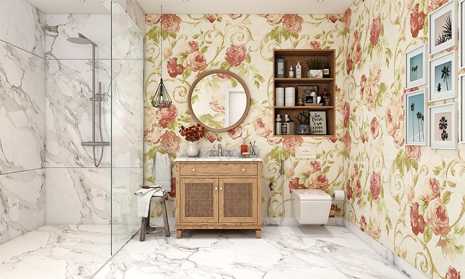 Interesting Wallpaper Ideas for Decorating a Bathroom