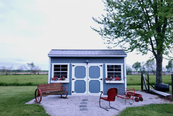 Think your shed is just a shed? think again! Here are some ways to get creative with your backyard sanctuary to make it your new favorite place! Read on